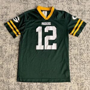 Youth XL NFL Team Apparel Aaron Rodgers Green Bay Packers Jersey.